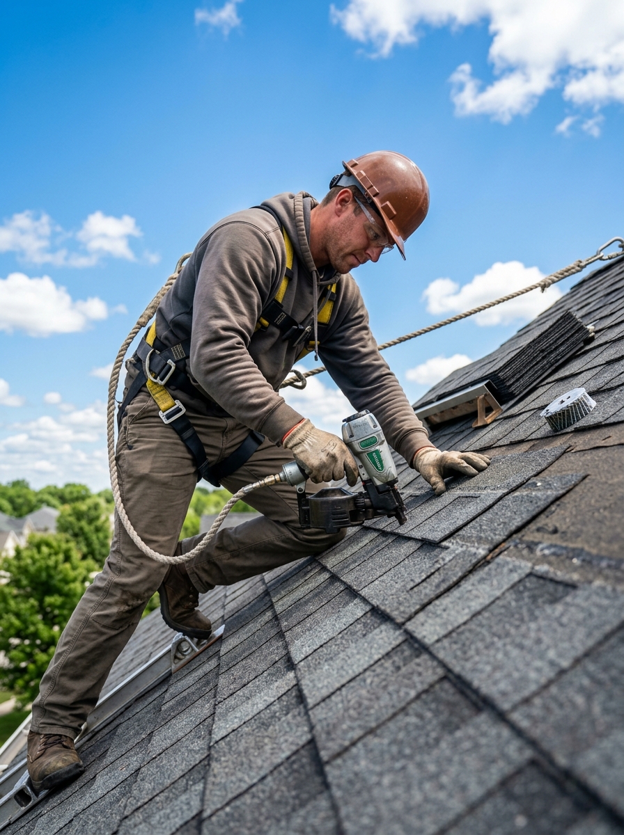 Roof Repair — Leaks, missing shingles, flashing — fixed fast.